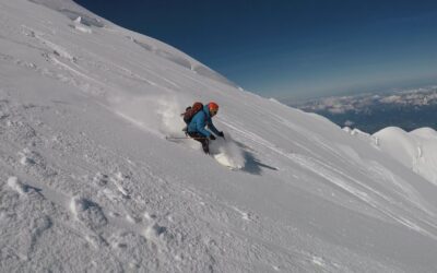 Ski touring Mont Blanc video