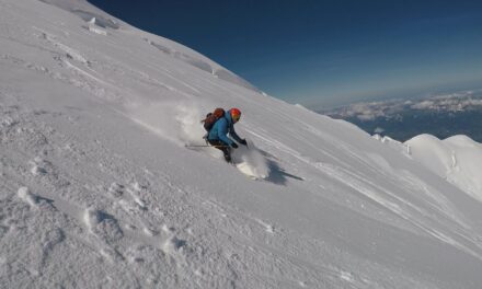 Ski touring Mont Blanc video