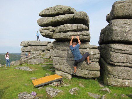 Combestone Tor Bouldering