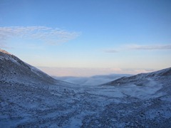 Patchy Snow cover after the thaw.