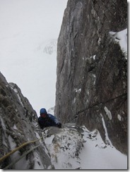 Matt seconding Scabbered Chimney