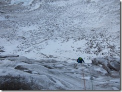 Finishing the Melting Pot, winds picking up.