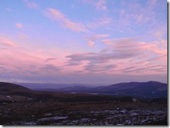 Lenticular clouds this morning.