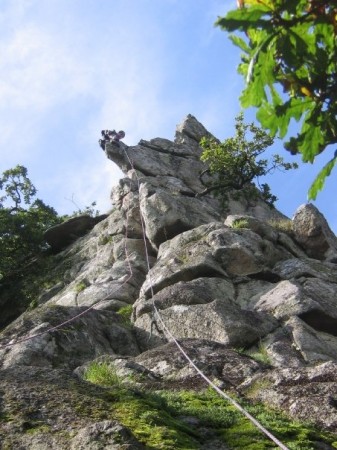 Needle Arete at the Dewerstone - what a route!