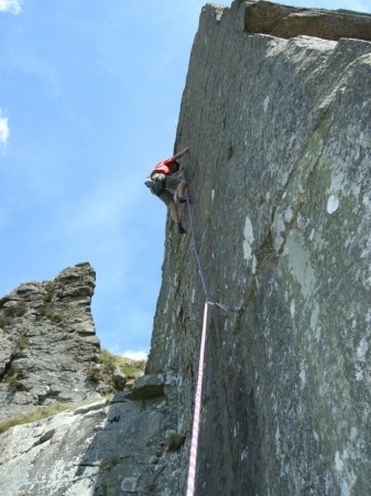 Ed Southwood on Limestone Cowboys, Foggintor Quarry.