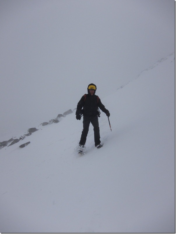 Tony descending near the Zig Zags