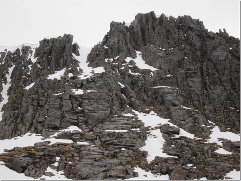 A wet looking Sneachda
