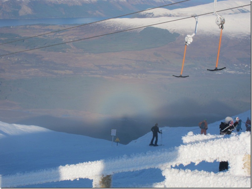 Brocken Spectre on the Ski slopes