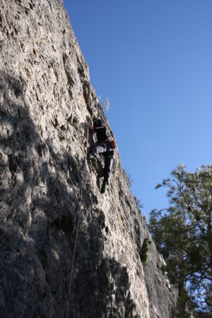 Chris leading at Arboli