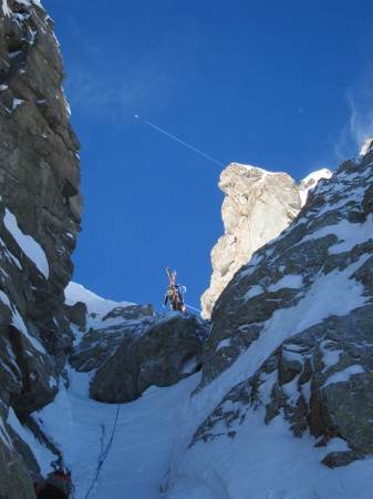 Mark on the abseil