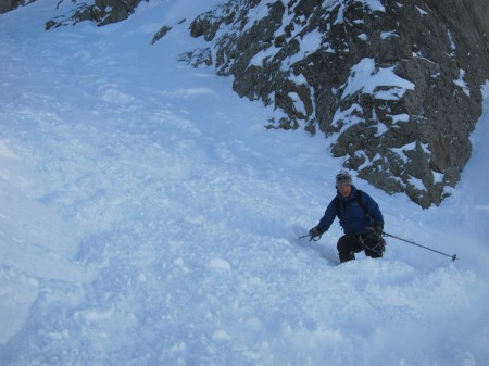Mark knee deep in the fresh