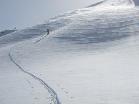 Ski touring in the Dolomites