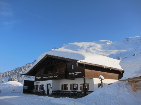 Ski touring in the Dolomites