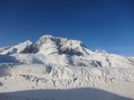 Ski touring in the Dolomites