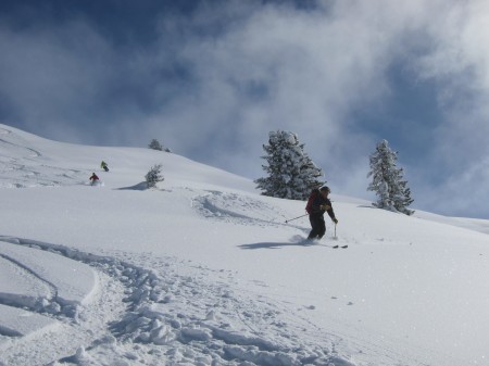 Ski touring in the Dolomites