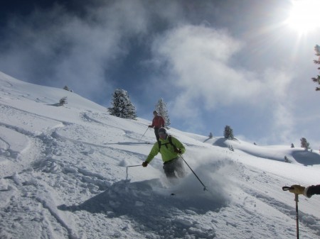 Ski touring in the Dolomites