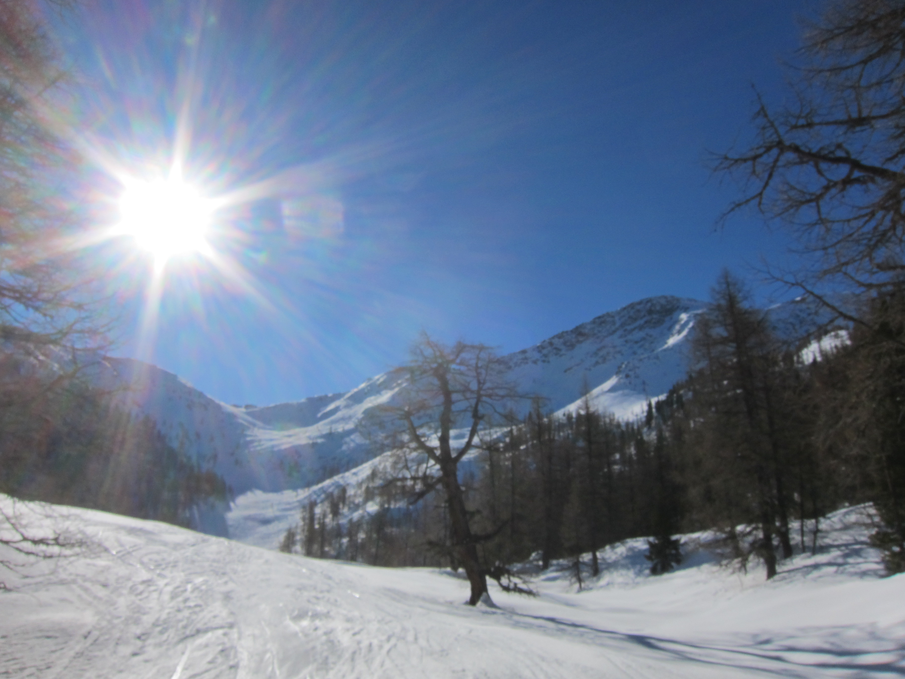 Near the La Giete Chalets