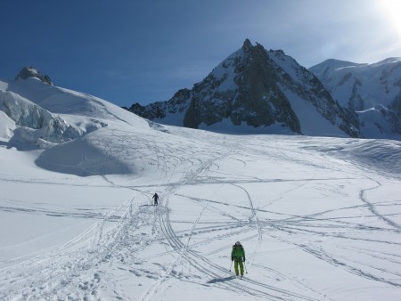 Vallee Blanche, Tour Ronde in the background.