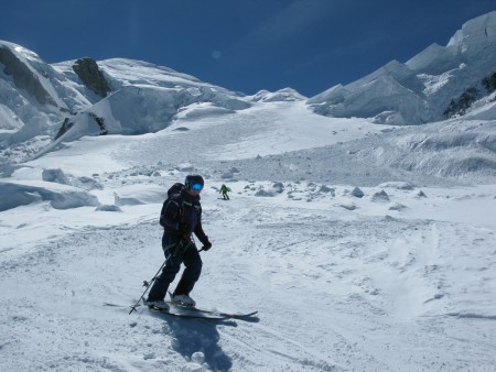 Avalanche debris, there's some places where you don't stop for a picnic.