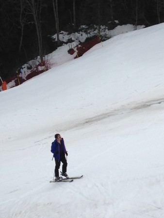 More skinning at Les Houches with Matt