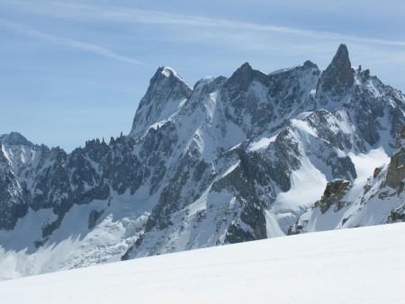 Dent du Geant and Grand Jorass