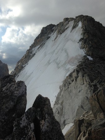 Tete Blanche north face- getting icy