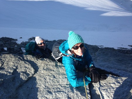 Waiting for our turn on the Grand Paradiso