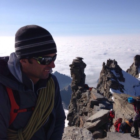 Summit ridge of the Grand Paradiso