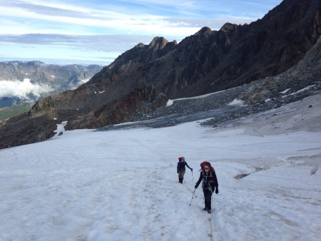 On the way to the Tete Blanche