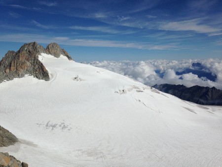 Looking across to the Aiguille du Tour