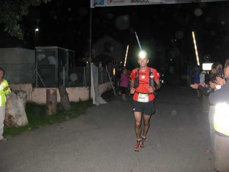 Coming into Vallocine, one more hill to go...