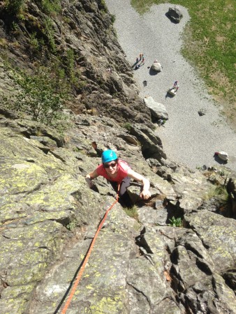 Training at Les Gaillands
