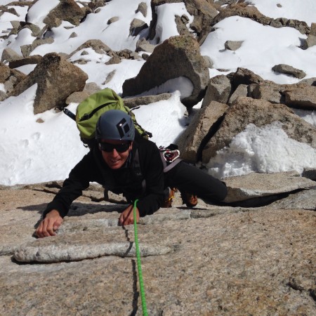 Gloves off on the crux wall