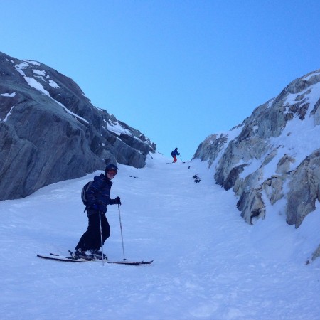 Nice Couloir before the glacier