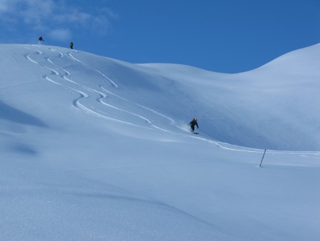 The perfect day - blue skies and light powder.