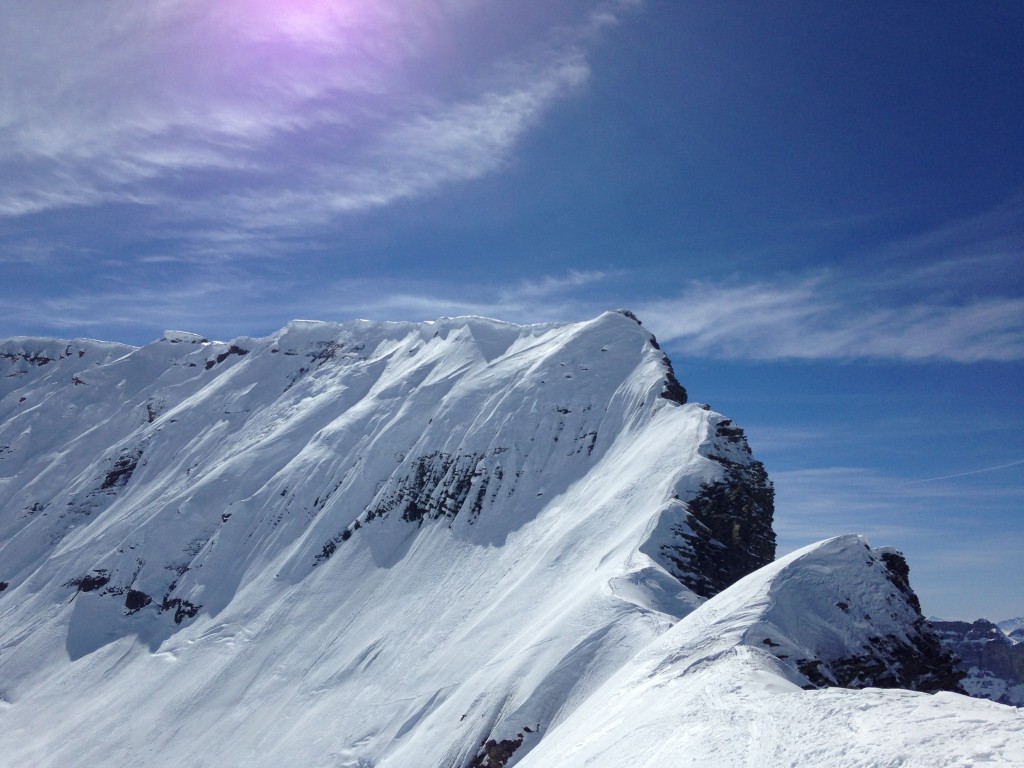 The final ridge to the summit