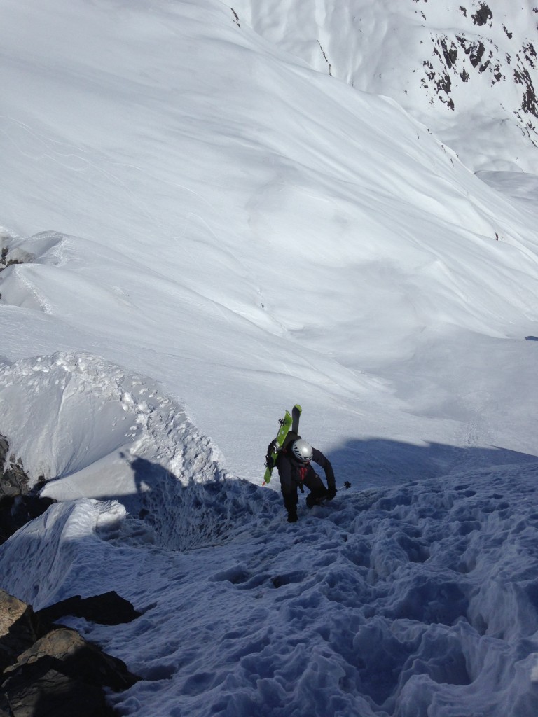 Nick starting the boot pack