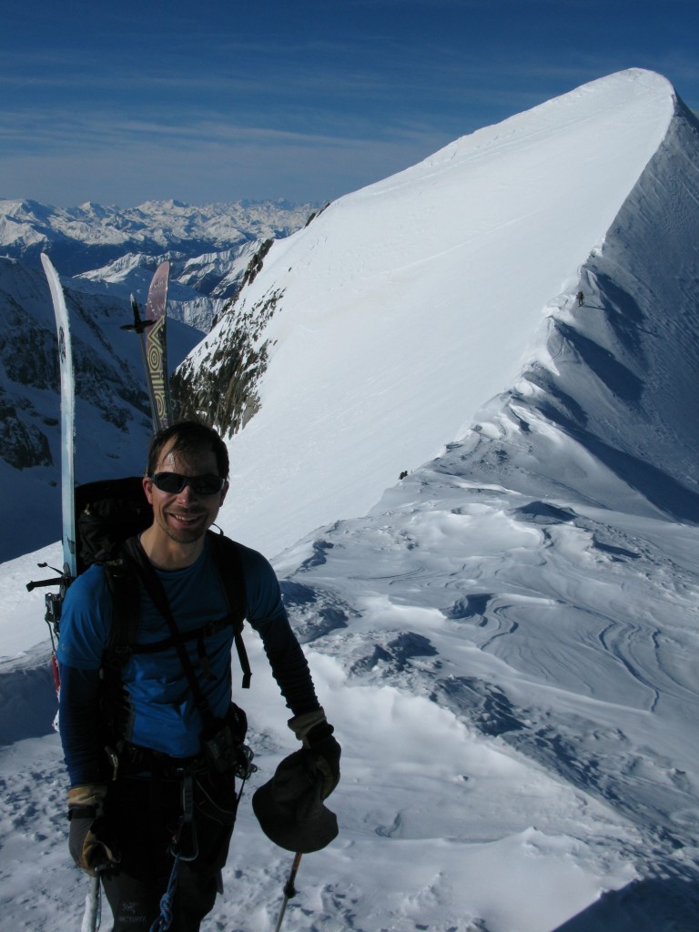 The classic summit ridge