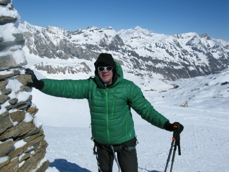 Summit photo of Sam