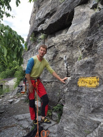 Italian rock climbing