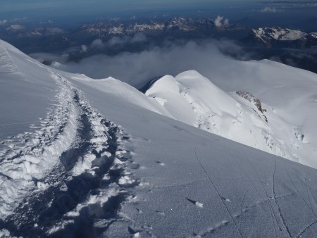 Looking down towards the Bosses