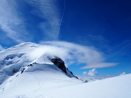 Some wind across the summit