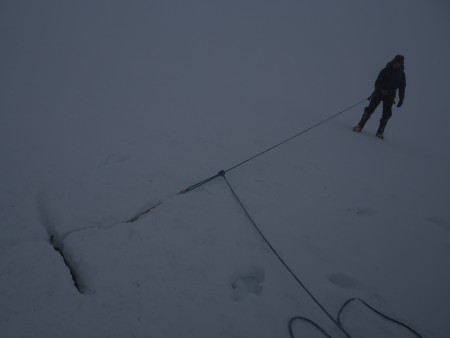Testing snow anchors