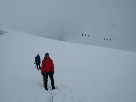 Near the Helbronner lift and Torino refuge