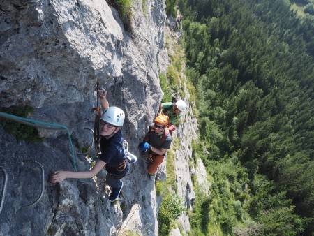 Via Ferrata above Passy