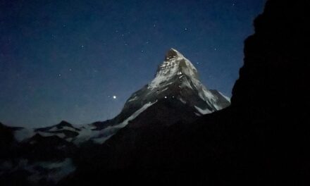 Matterhorn Hornli ridge climb & crampon-gate