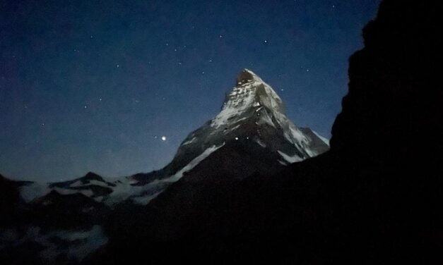 Matterhorn Hornli ridge climb & crampon-gate
