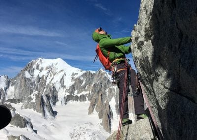 Normal Route – Dent du Geant AD, IV