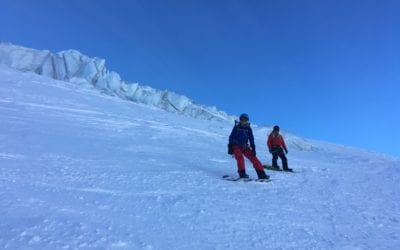Blue skies and hard snow – Chamonix ski conditions