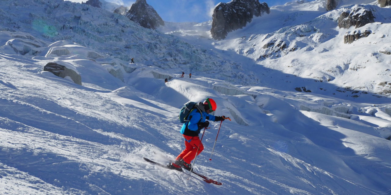 Cold & Sunny on the Vallee Blanche